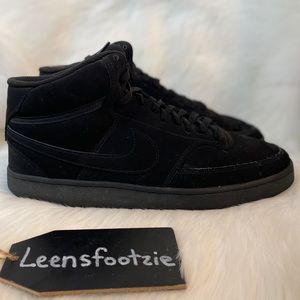 all black nike high tops